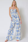Bibi Halter Cut Out Top & Pants Set