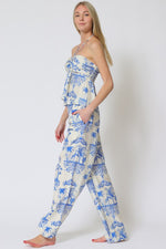 Bibi Halter Cut Out Top & Pants Set