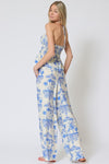 Bibi Halter Cut Out Top & Pants Set
