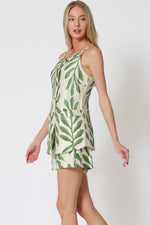 Ursa Linen Sleeveless Vest & Shorts Sets
