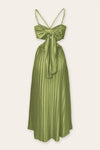 Kassia Cut Out Midi Dress - Light Green