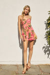 Hally Tropical Print Mini Dress - RESTOCKING ETA 5/23/25 - PRE-ORDER NOW!