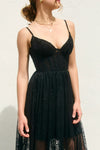 Adima Bustier Lace Maxi Dress
