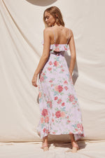 Baylee Floral Front Button Down Maxi Dress