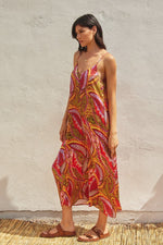 Miracle Paisley V-neck Jumpsuit - Multi/Paisley