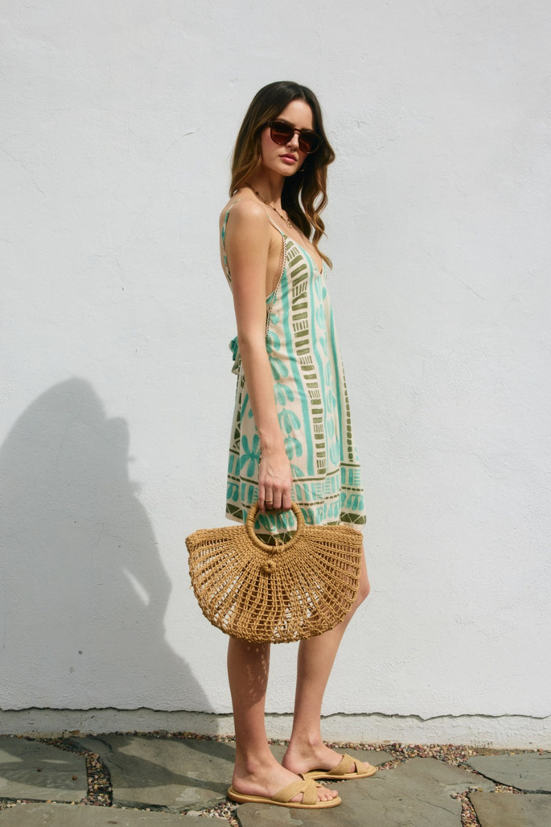 Marien Tie Back Side Cut Out Romper