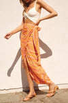 Sienna Printed Maxi Wrap Skirt