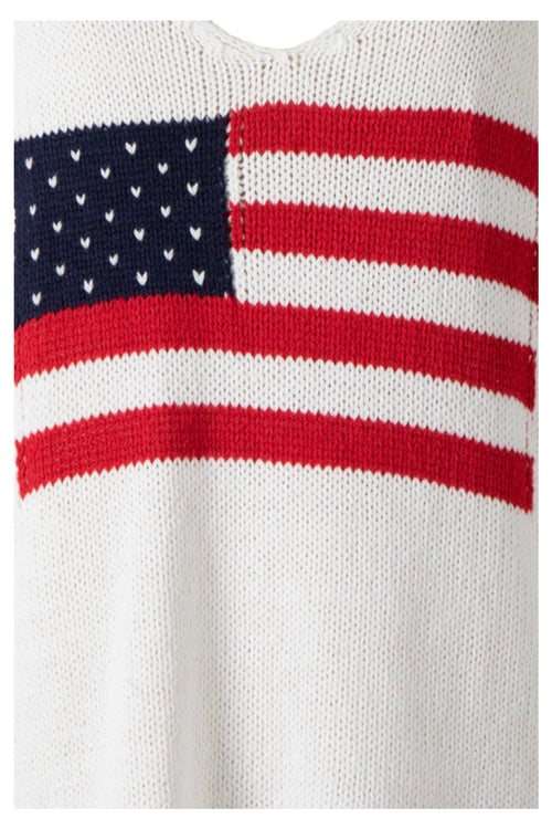 Flag Knit Sweater Top