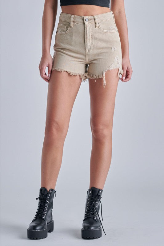 Vintage Distressed Drawstring Denim Shorts – Southern Fried Glam