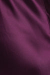 Clairse Satin Strapless Slip Midi Dress - Purple
