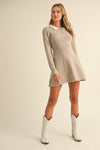 Nemy Collard Long Sleeve Mini Dress