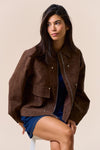 Dolly Faux Suede Jacket