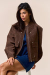 Dolly Faux Suede Jacket