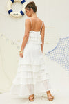 Lola Eyelet Ruffle Cami Top & Maxi Skirt Set