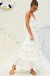 Lola Eyelet Ruffle Cami Top & Maxi Skirt Set