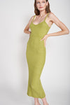 Aisha Knit Bodycon Maxi Dress - Green