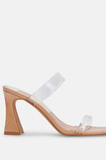 Dolce Vita Novah Strappy Sandal Heel - Clear