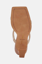 Dolce Vita Novah Two Tone Strappy Sandal Heel - Taupe