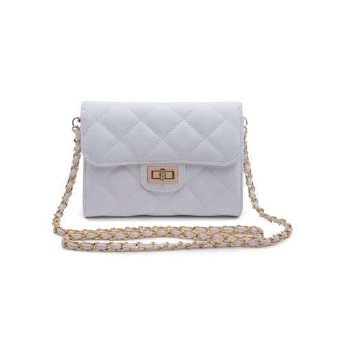 Selia Quilted Crossbody Handbag - Black