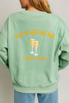 "Champagne Girls Club" Crew Neck Sweatshirt