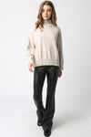 Alexa Mock Neck Long Sleeve Sweater Top