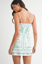 Petra Printed Mini Dress