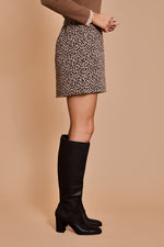 Garner Leopard Mini Skirt