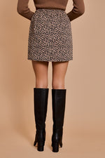 Garner Leopard Mini Skirt