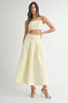Elisa Lace Top & Maxi Skirt Set