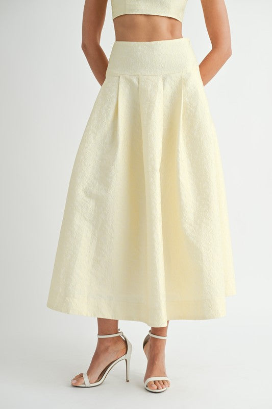 Elisa Lace Top & Maxi Skirt Set