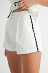 Harmoni Contrast Square Neck Vest Top & Shorts Set