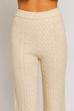 Veronique Cable Knit Strapless Top & Pant Set