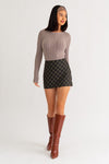 Melora Cable Knit Long Sleeve Bodysuit