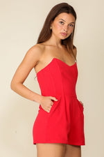 Pomila Strapless Bustier Romper