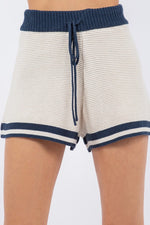 Corena Stripe Sweater And Shorts Set