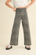 Dahlia Leopard High Waist Pants