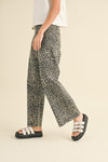 Dahlia Leopard High Waist Pants