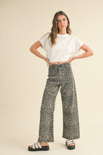 Dahlia Leopard High Waist Pants