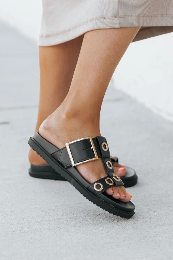 Rozalia Smooth Slide Sandals