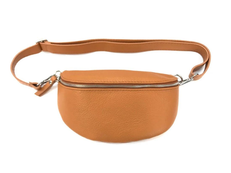 Dilanne Leather Fanny Pack - Tan