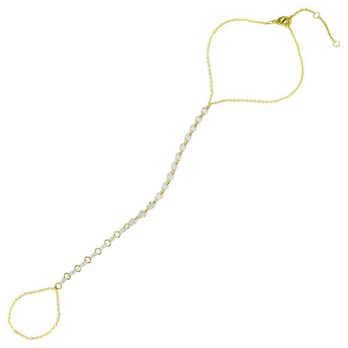 Reilly Pear Shaped Cubic Z Hand Chain