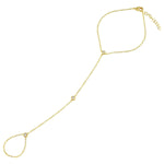 Salima Cubic Z Hand Chain - 18K Dipped