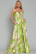 Marli Strapless Front Ring Jumpsuit
