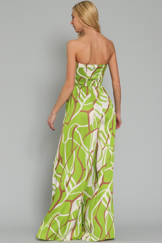 Marli Strapless Front Ring Jumpsuit