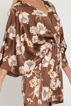 Paisleigh Kimono Floral Print Romper