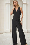 Deisy Sleeveless Vest Top Jumpsuit
