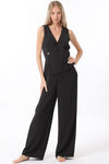 Deisy Sleeveless Vest Top Jumpsuit