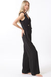Deisy Sleeveless Vest Top Jumpsuit