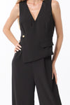 Deisy Sleeveless Vest Top Jumpsuit