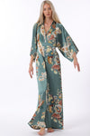 Sophia Kimono Sleeve Floral Jumpsuit